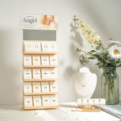 Angel Number Jewelry Display Set