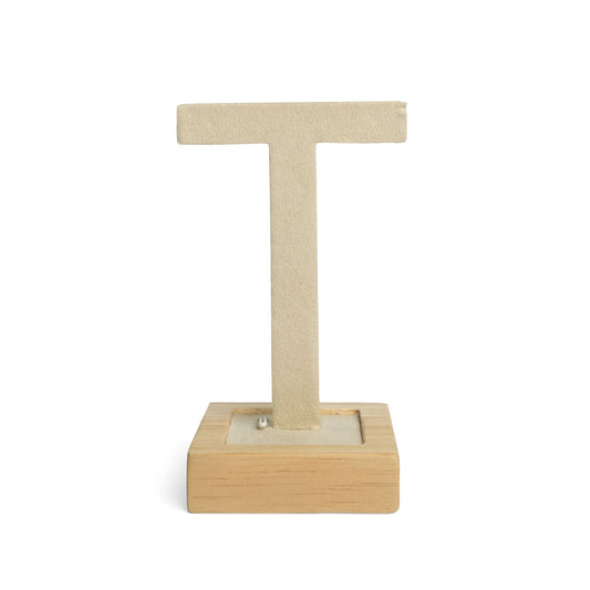 Wood Single Pair Earring Display