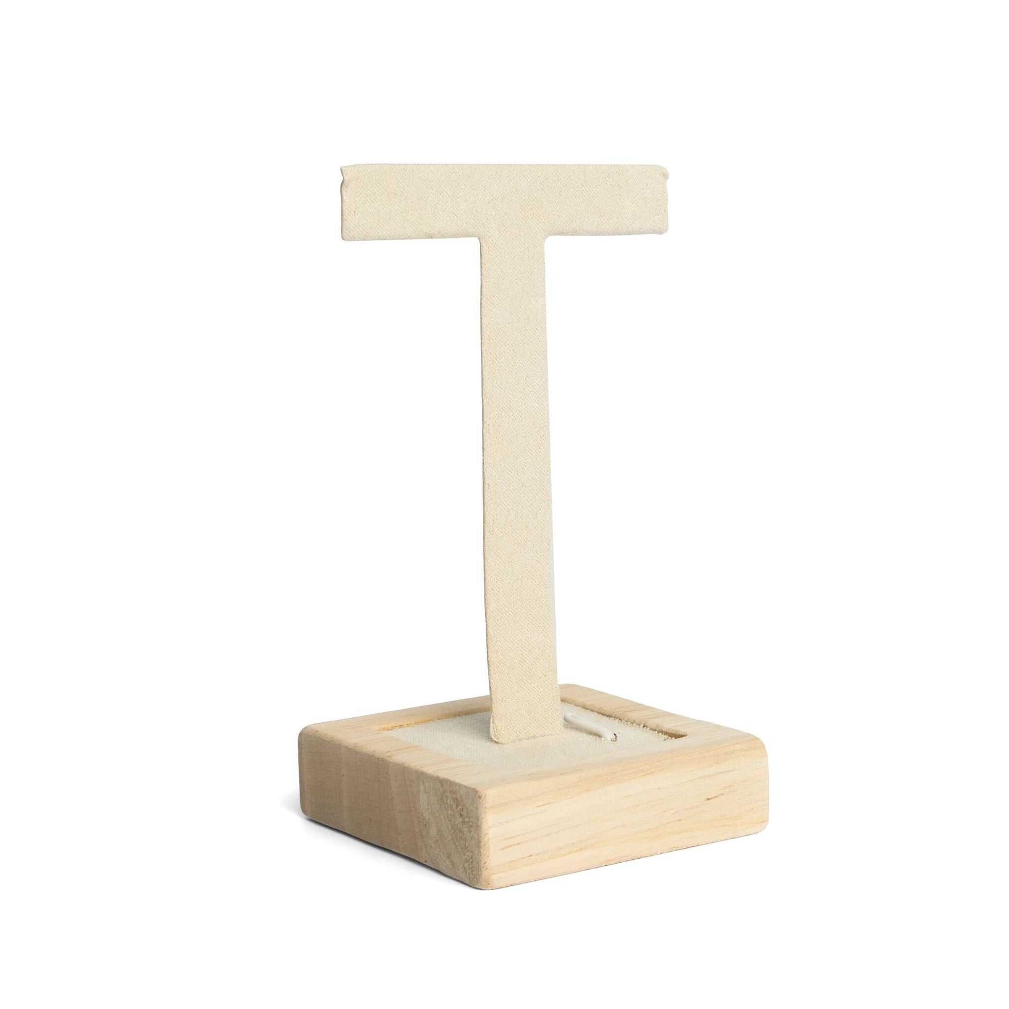 Wood Single Pair Earring Display