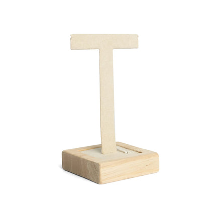 Wood Single Pair Earring Display