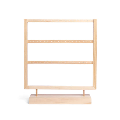 Wood 30 Pair Earring Display