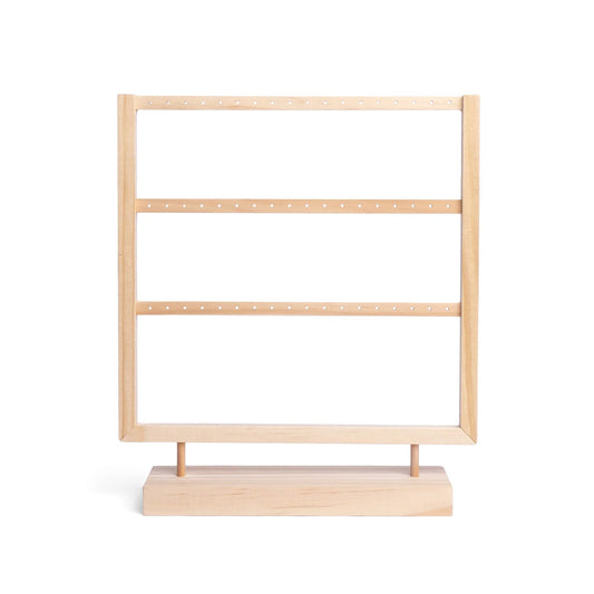 Wood 30 Pair Earring Display