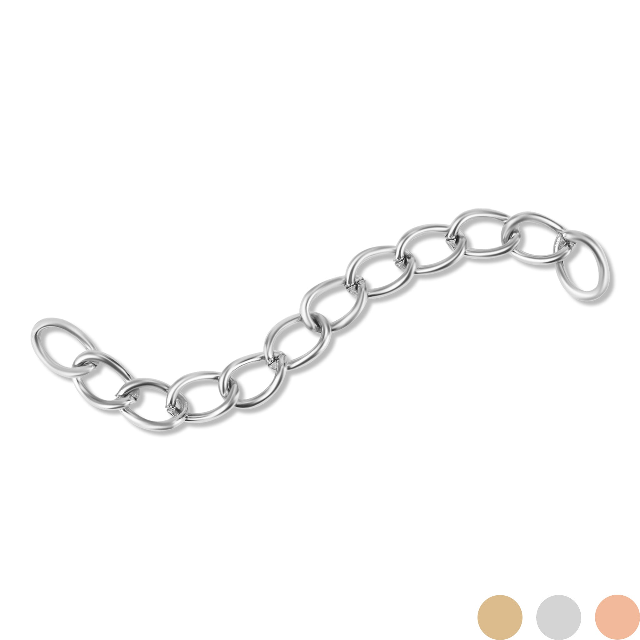 18K Gold PVD Stainless Steel 2" Chain Extension