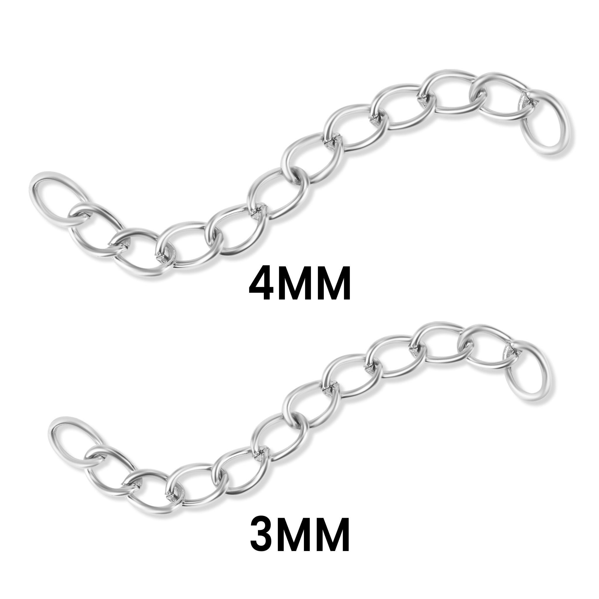 18K Gold PVD Stainless Steel 2" Chain Extension