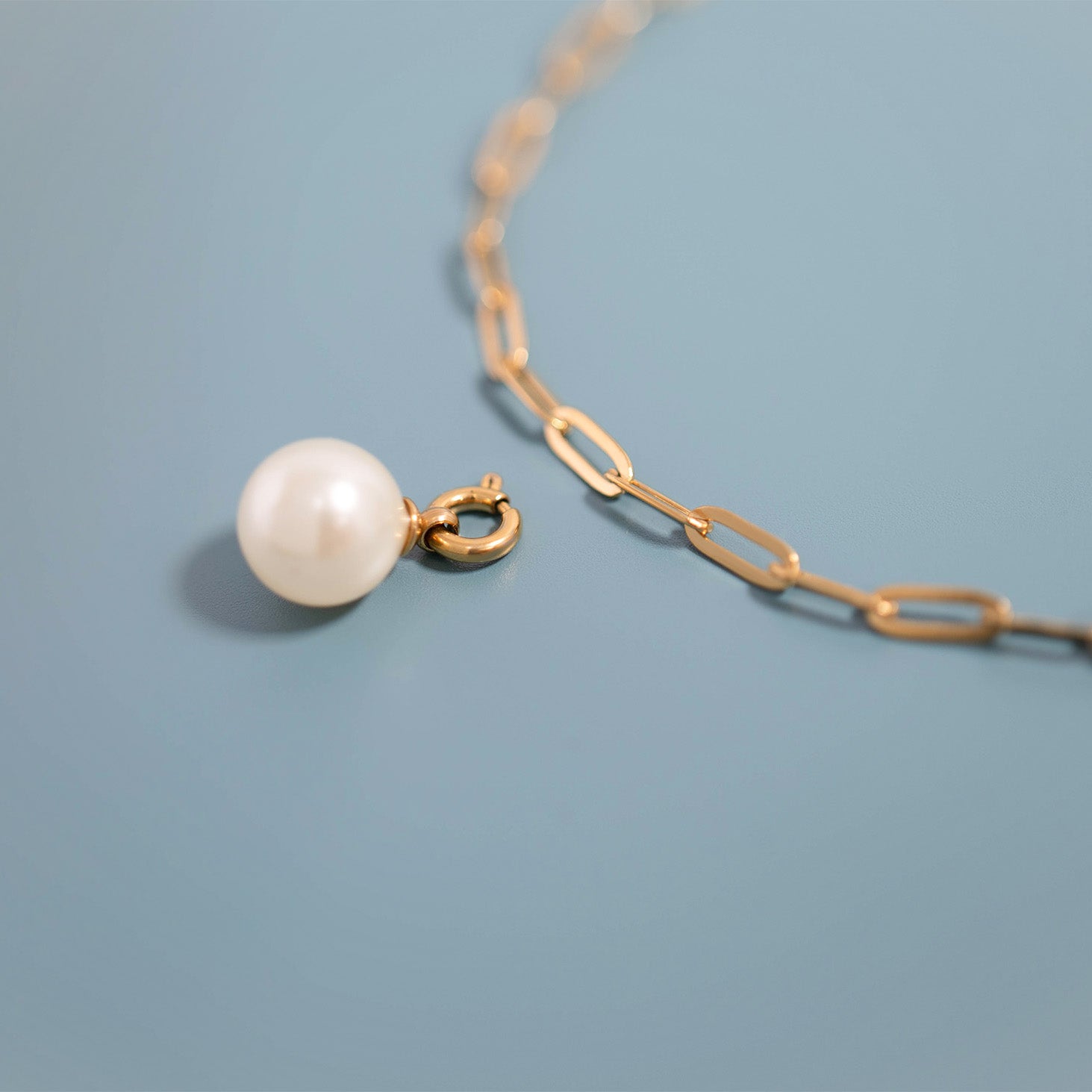 18K Gold PVD Stainless Steel Charm Connector