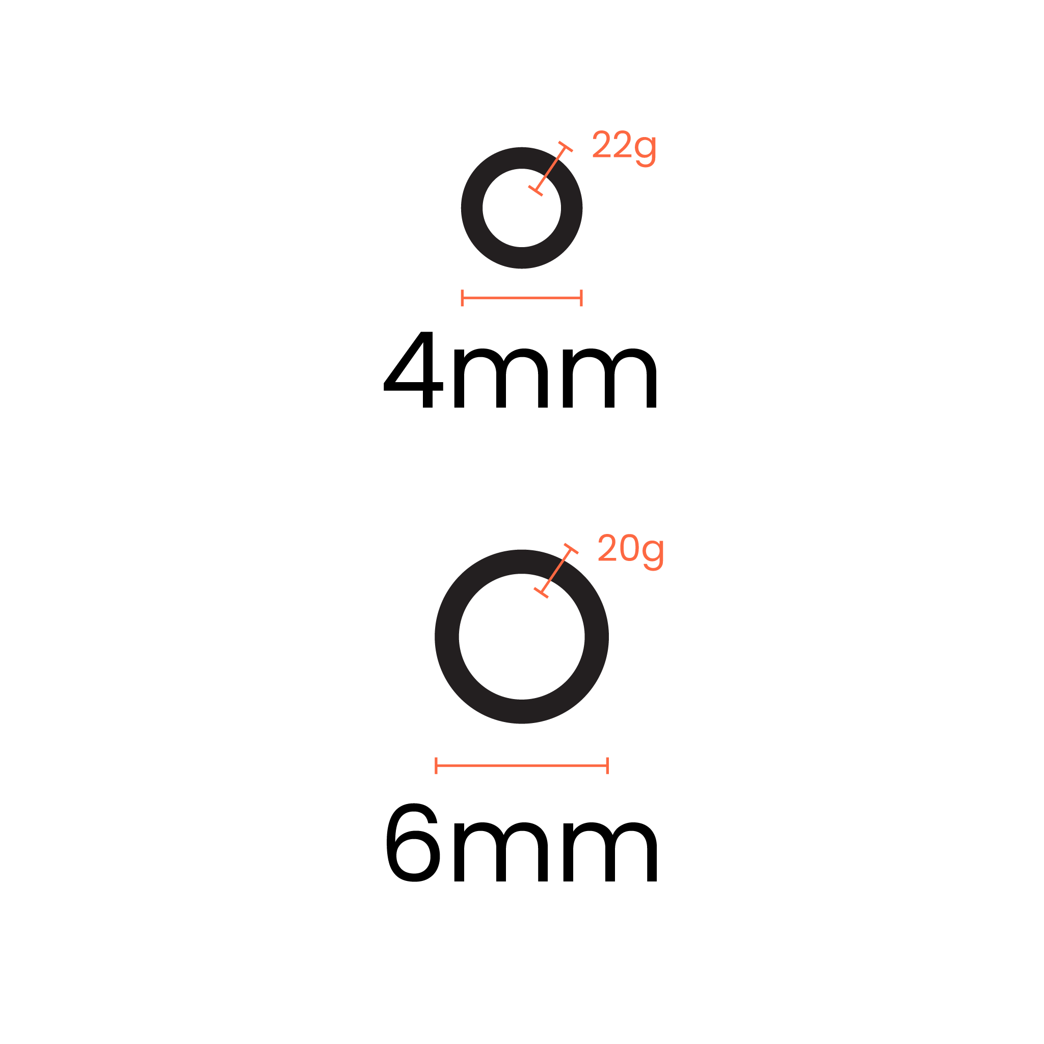 10 Pack 10K Solid Gold Open Jump Rings