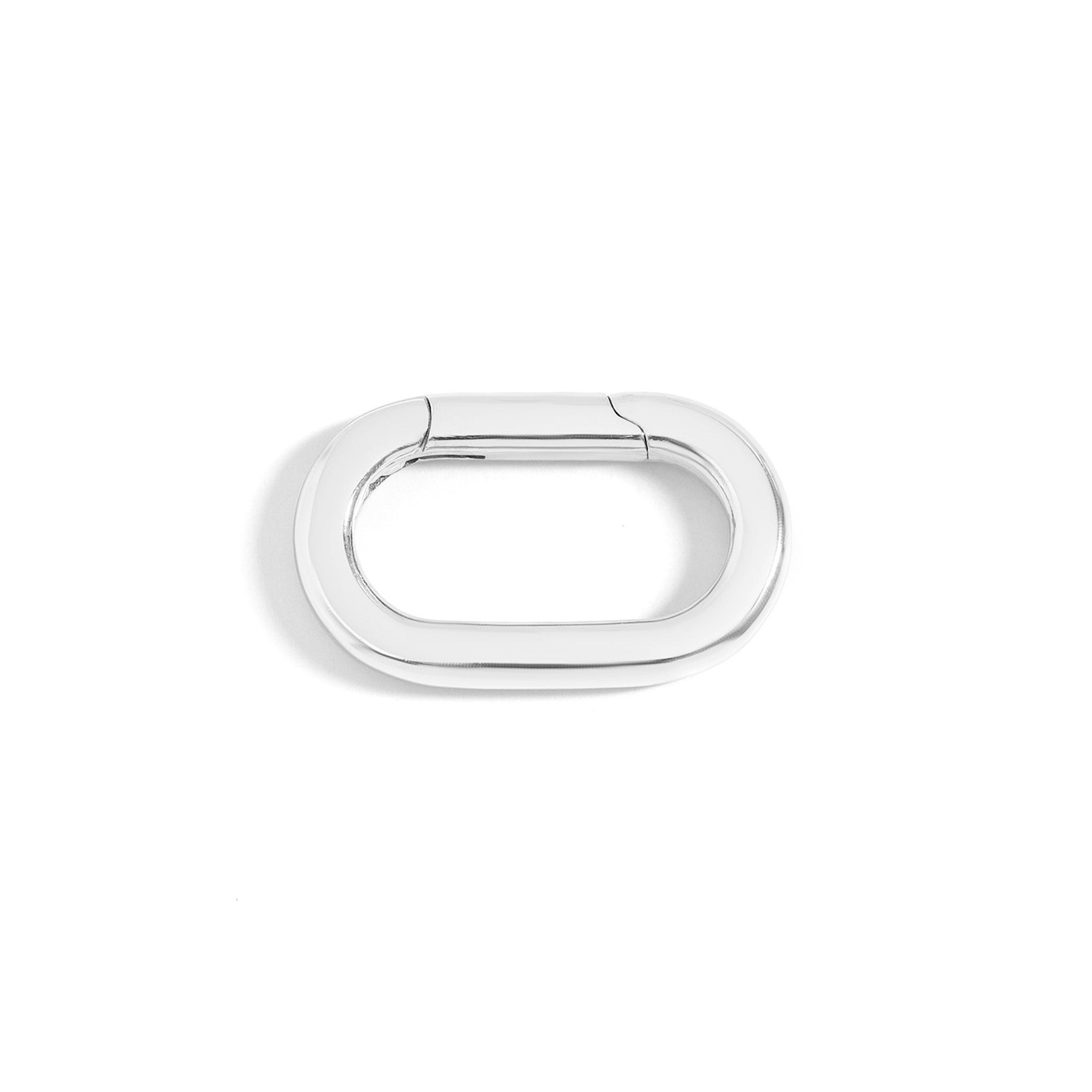 18K Gold PVD Stainless Steel Oval Carabiner