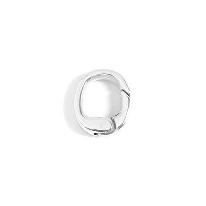 18K Gold PVD Stainless Steel Mini Rounded Square Carabiner