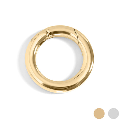 18K Gold PVD Stainless Steel Circle Carabiner