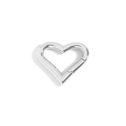 18K Gold PVD Stainless Steel Small Heart Carabiner