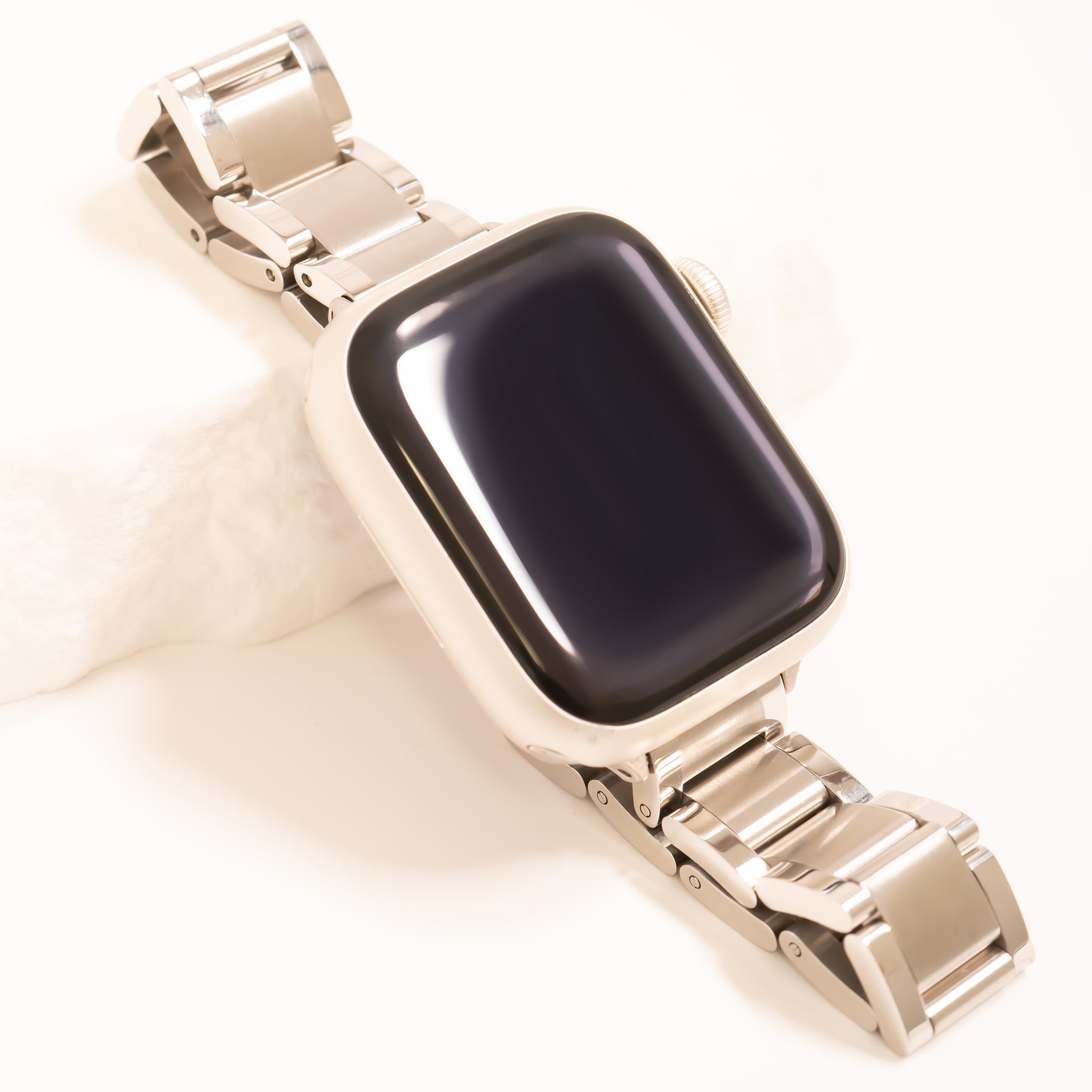 18K Gold PVD Stainless Steel Classic Smartwatch Band