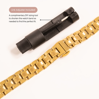 18K Gold PVD Steel Classic 2.0 Smartwatch Band