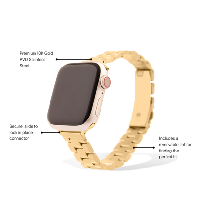 18K Gold PVD Steel Classic 2.0 Smartwatch Band