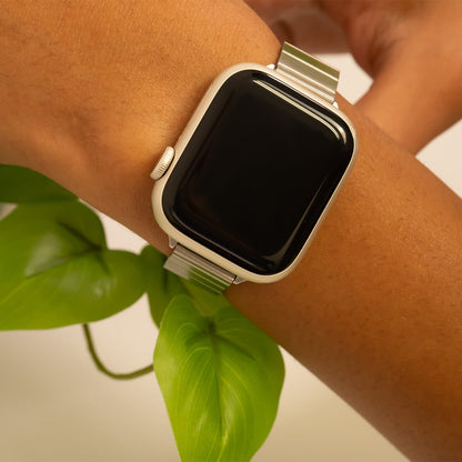 18K Gold PVD Stainless Steel Flex Smartwatch Band