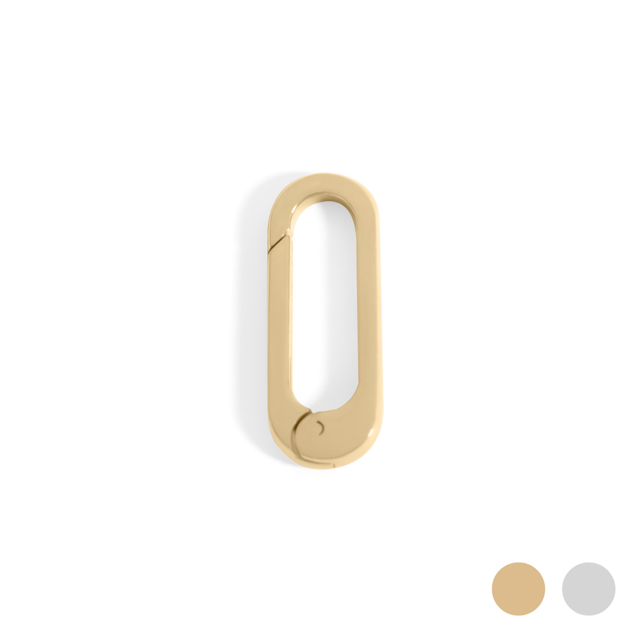 18K Gold PVD Stainless Steel Charm Clasp