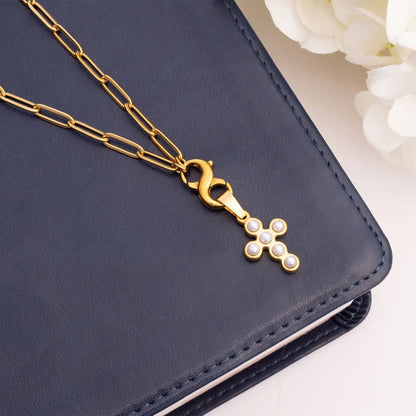 18K Gold PVD Stainless Steel Infinity Charm Clasp