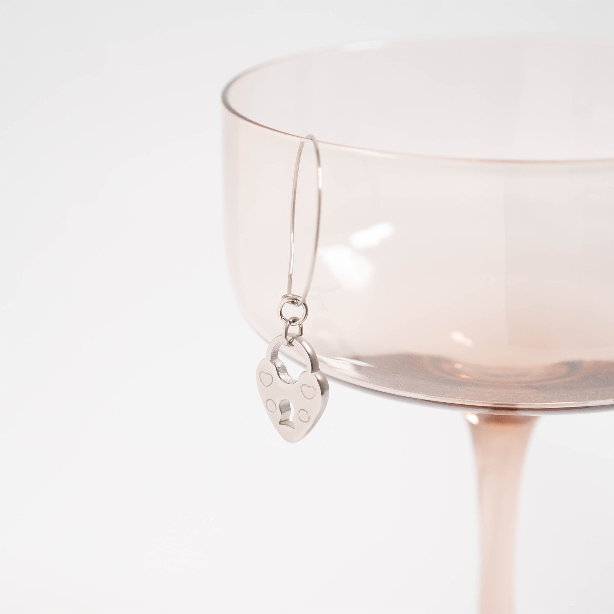 18K Gold PVD Stainless Steel Wire Hoop Earrings