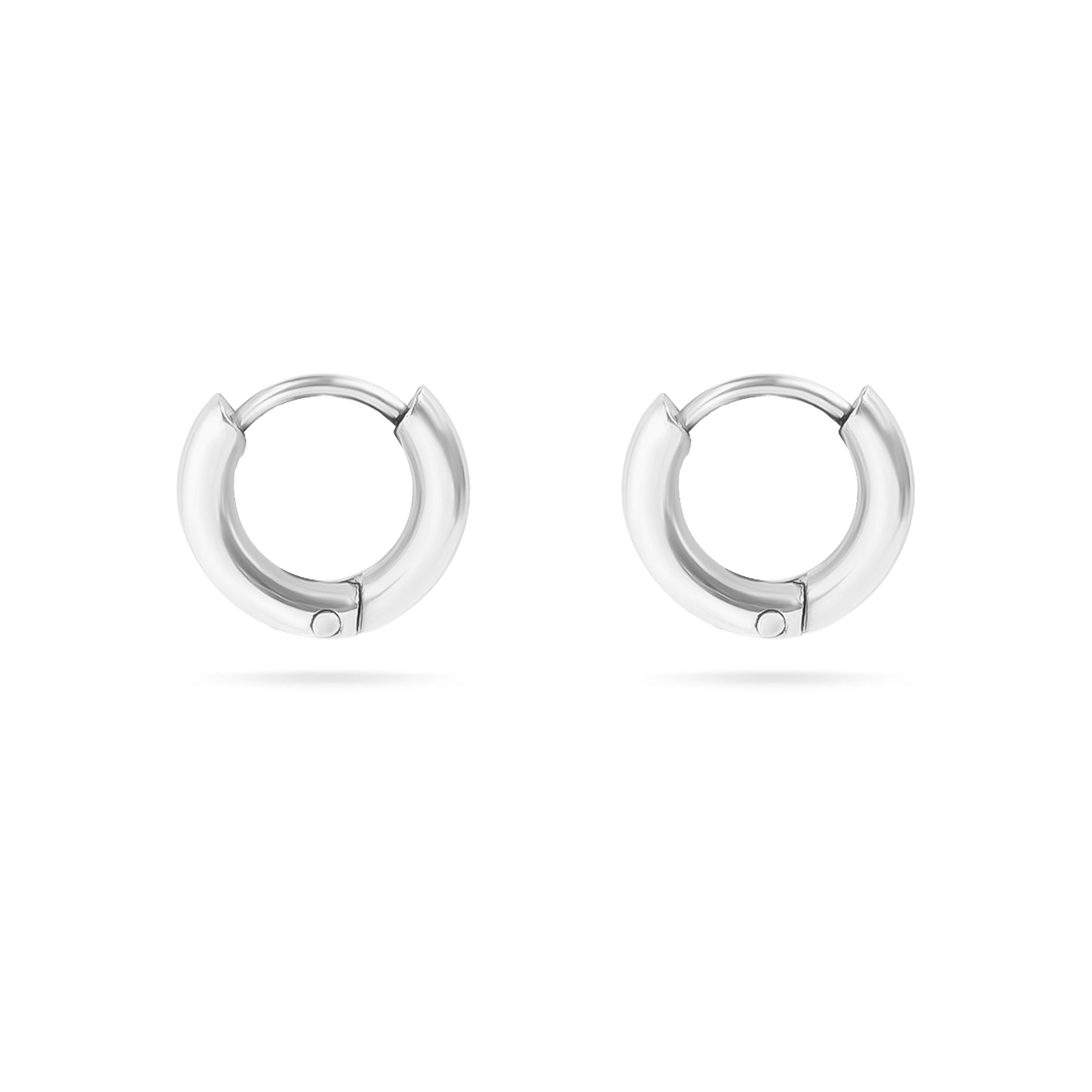 18K Gold PVD Stainless Steel Minimalist Thin Huggie Earrings