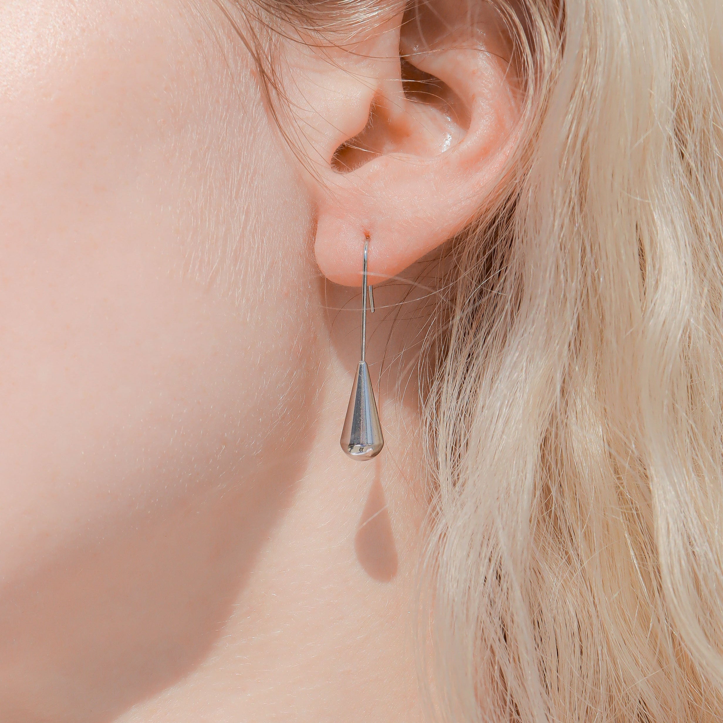 18K Gold PVD Stainless Steel Drop Earrings