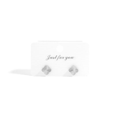 18K Gold PVD Stainless Steel Clover Stud Earring