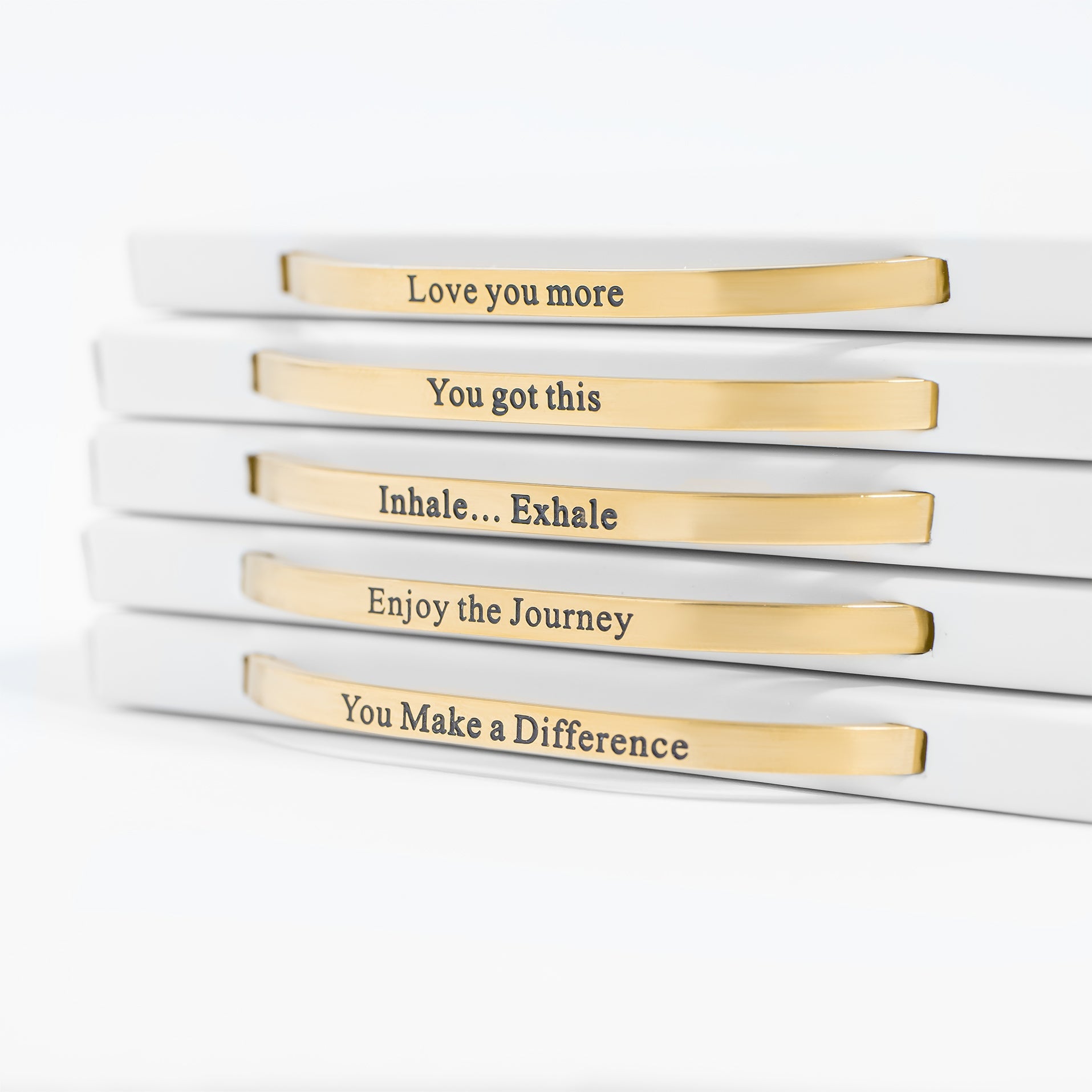 Wellness Engraved Bracelet Display