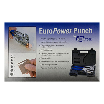 Euro Tool Power Metal Hole Punch Kit