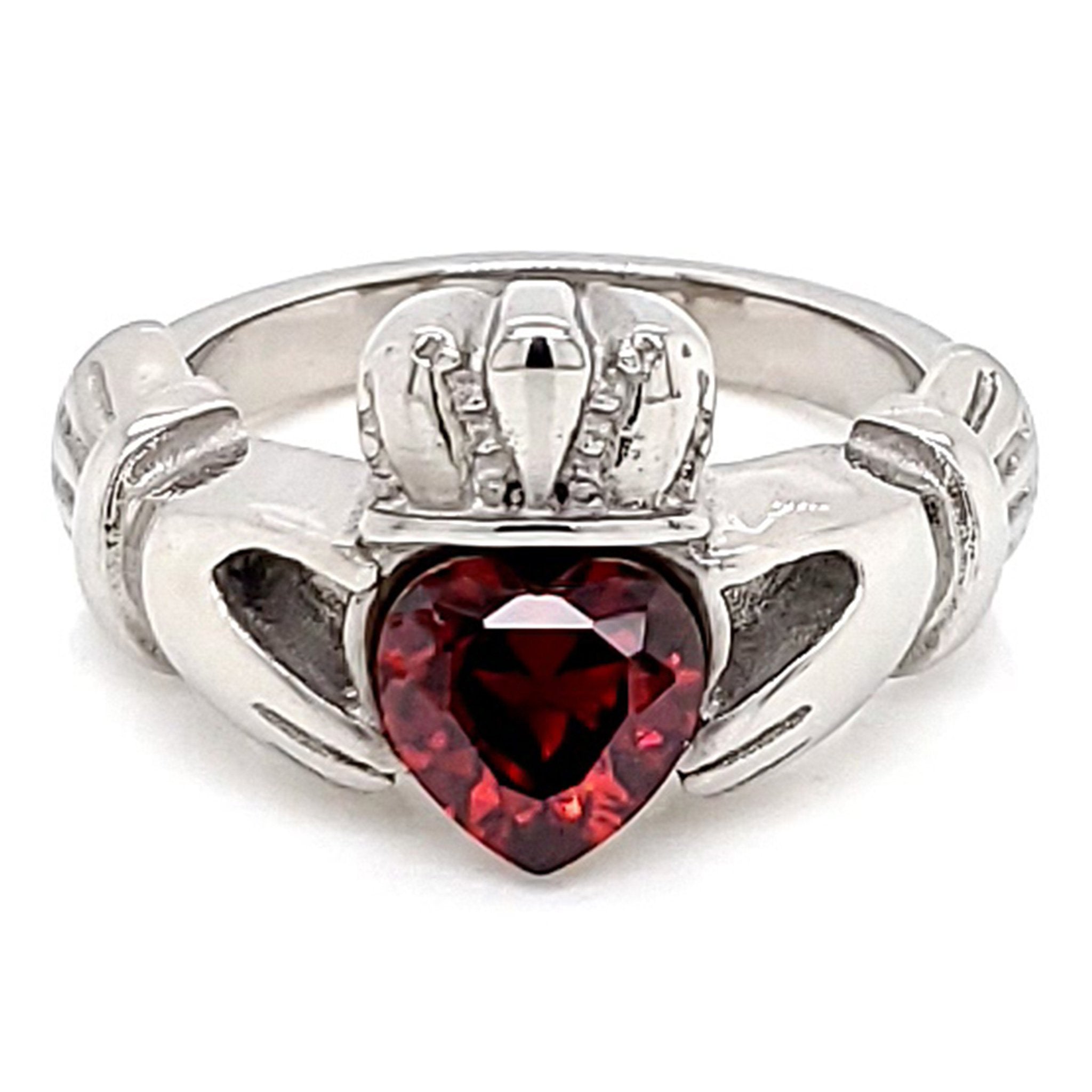Claddagh Love, Loyalty, & Friendship Birthstone Ring