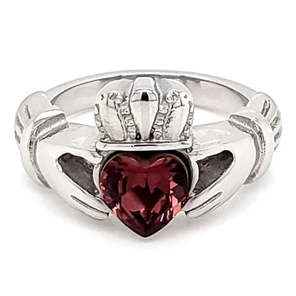 Claddagh Love, Loyalty, & Friendship Birthstone Ring