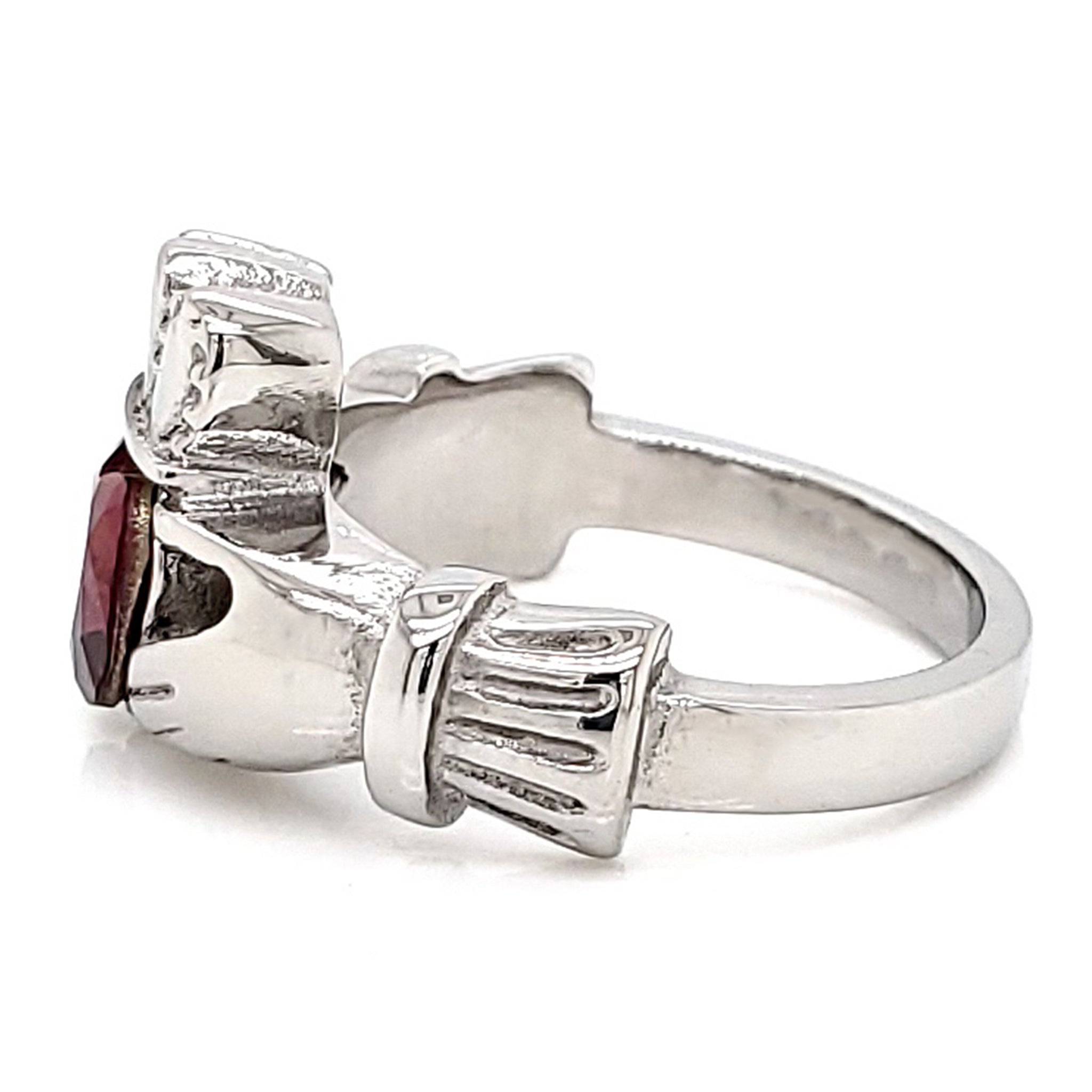Claddagh Love, Loyalty, & Friendship Birthstone Ring