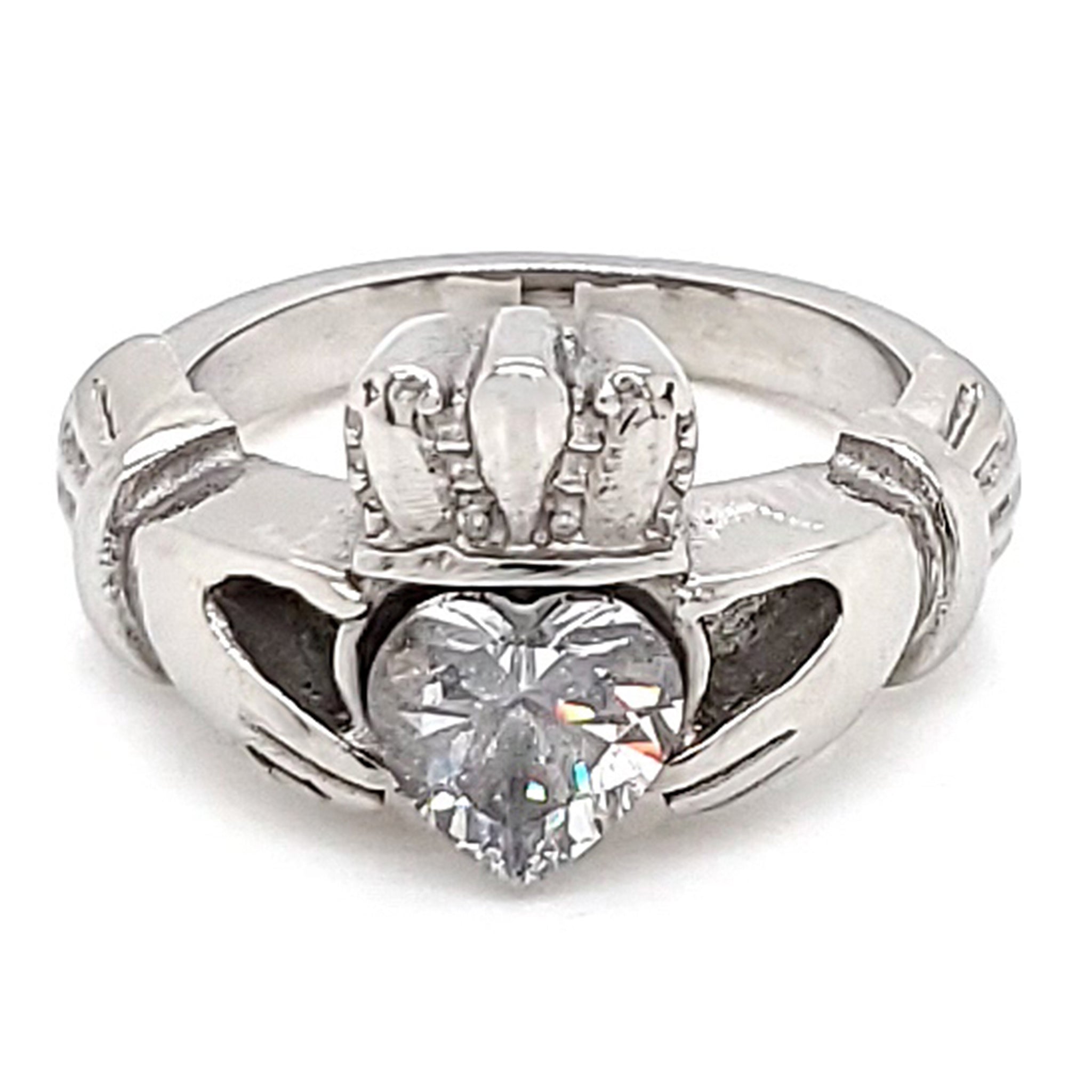 Claddagh Love, Loyalty, & Friendship Birthstone Ring