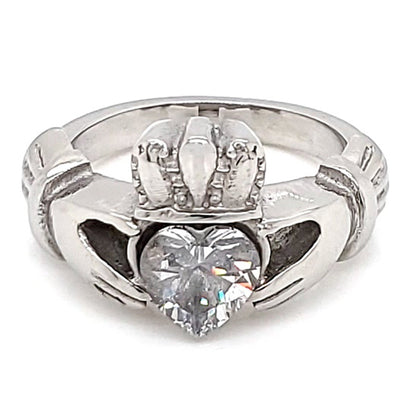 Claddagh Love, Loyalty, & Friendship Birthstone Ring