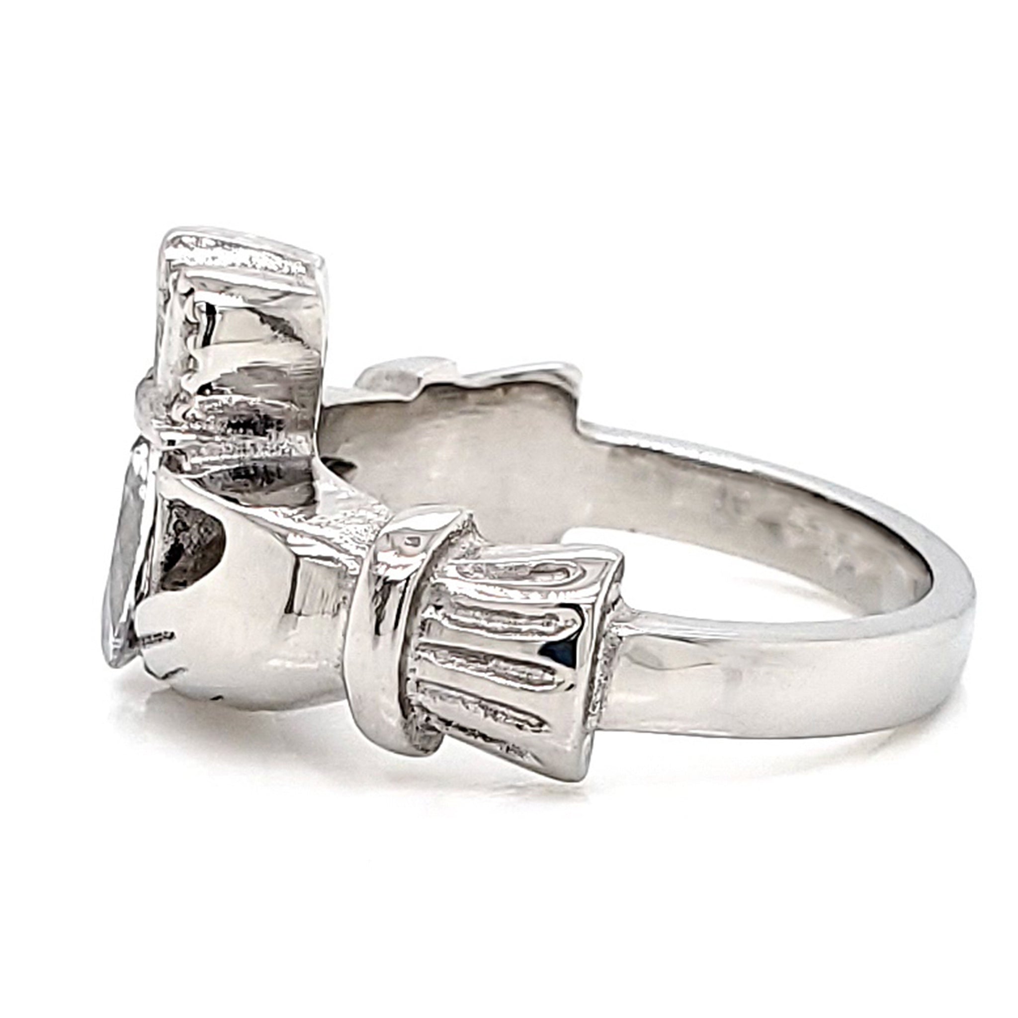 Claddagh Love, Loyalty, & Friendship Birthstone Ring