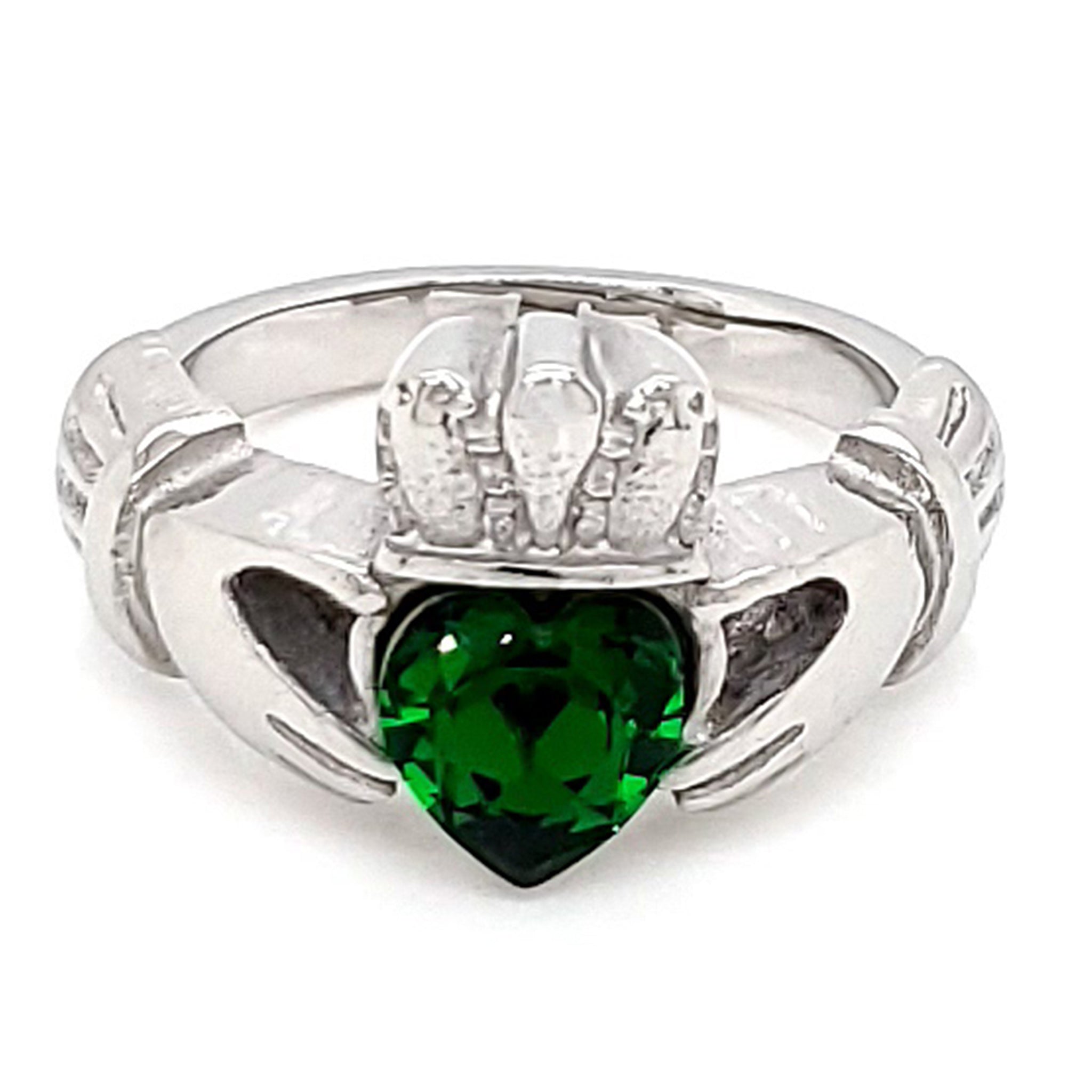 Claddagh Love, Loyalty, & Friendship Birthstone Ring