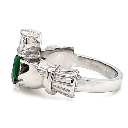 Claddagh Love, Loyalty, & Friendship Birthstone Ring