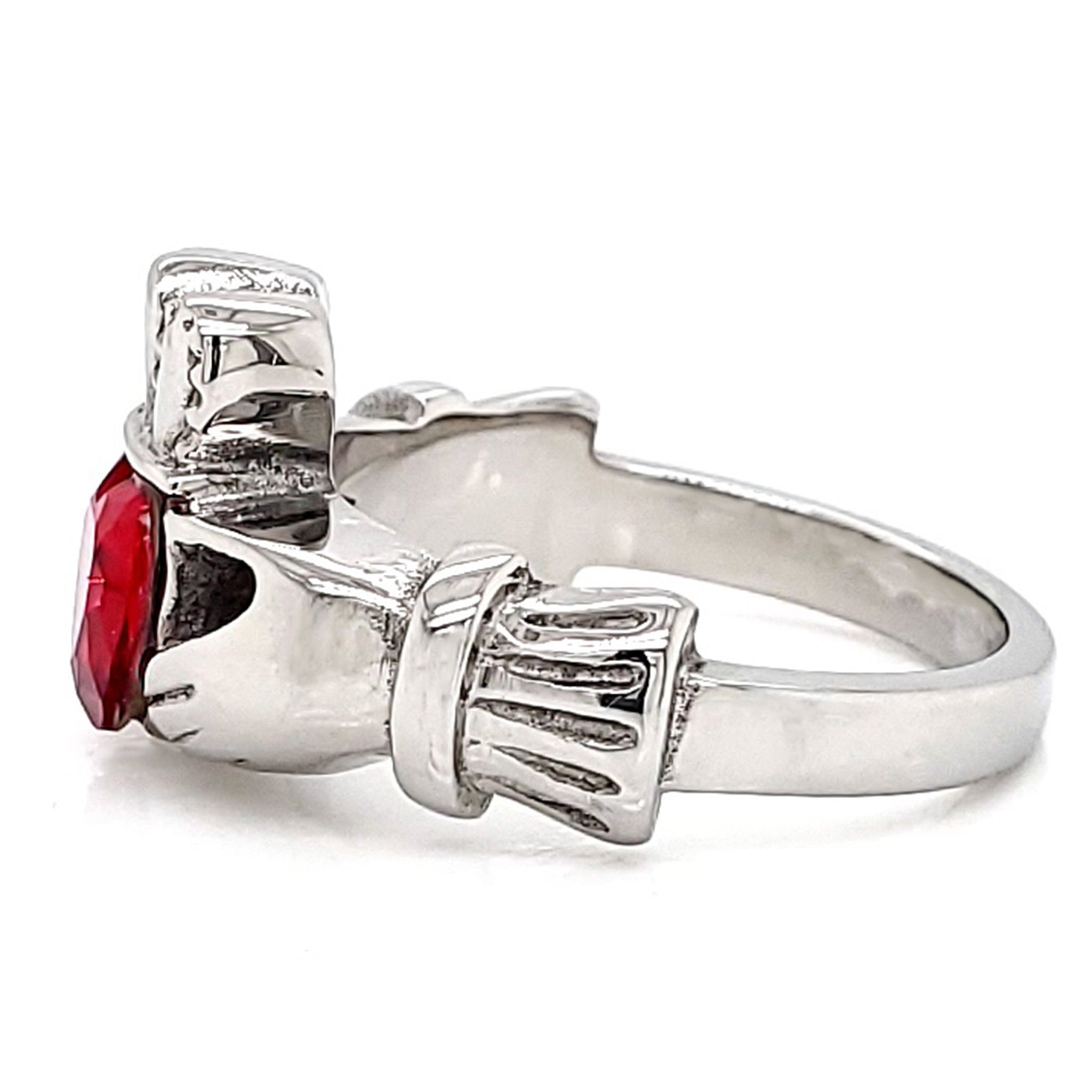 Claddagh Love, Loyalty, & Friendship Birthstone Ring