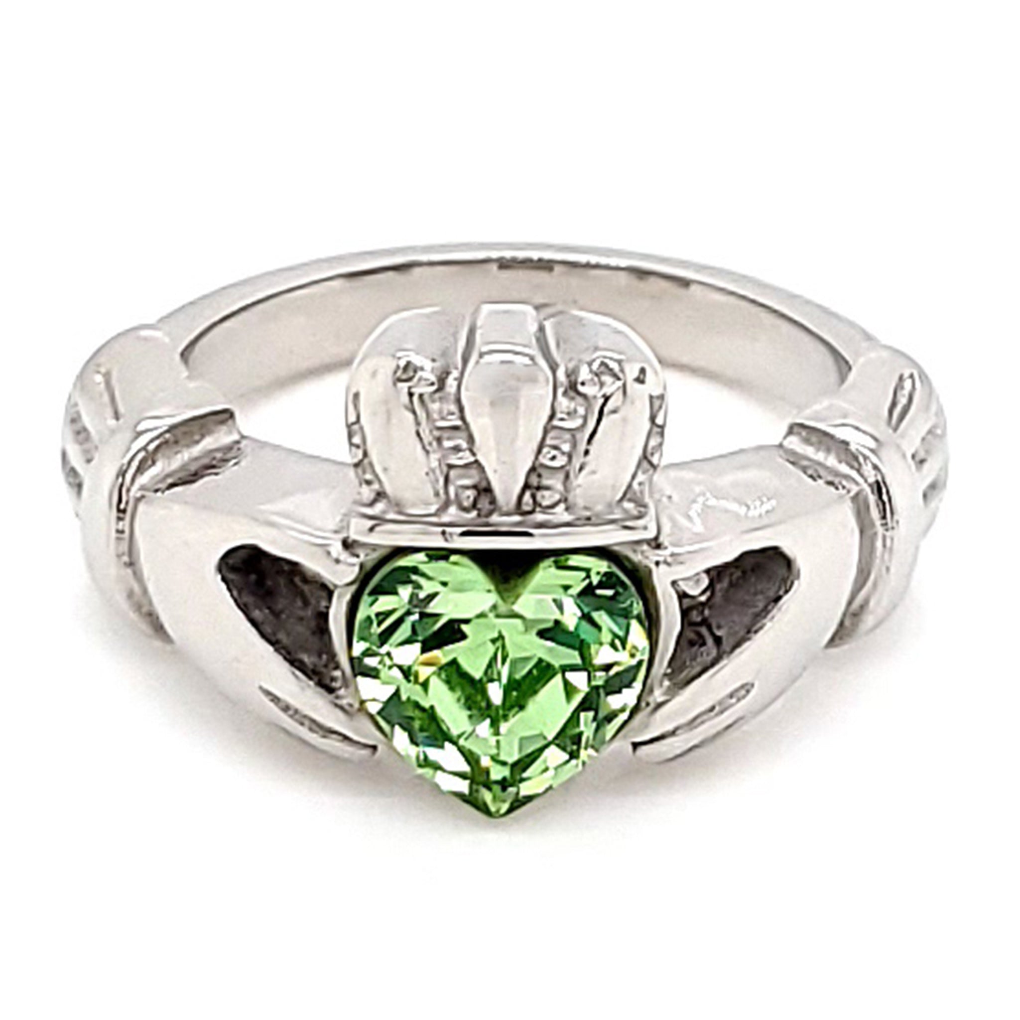 Claddagh Love, Loyalty, & Friendship Birthstone Ring