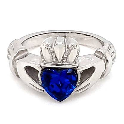 Claddagh Love, Loyalty, & Friendship Birthstone Ring