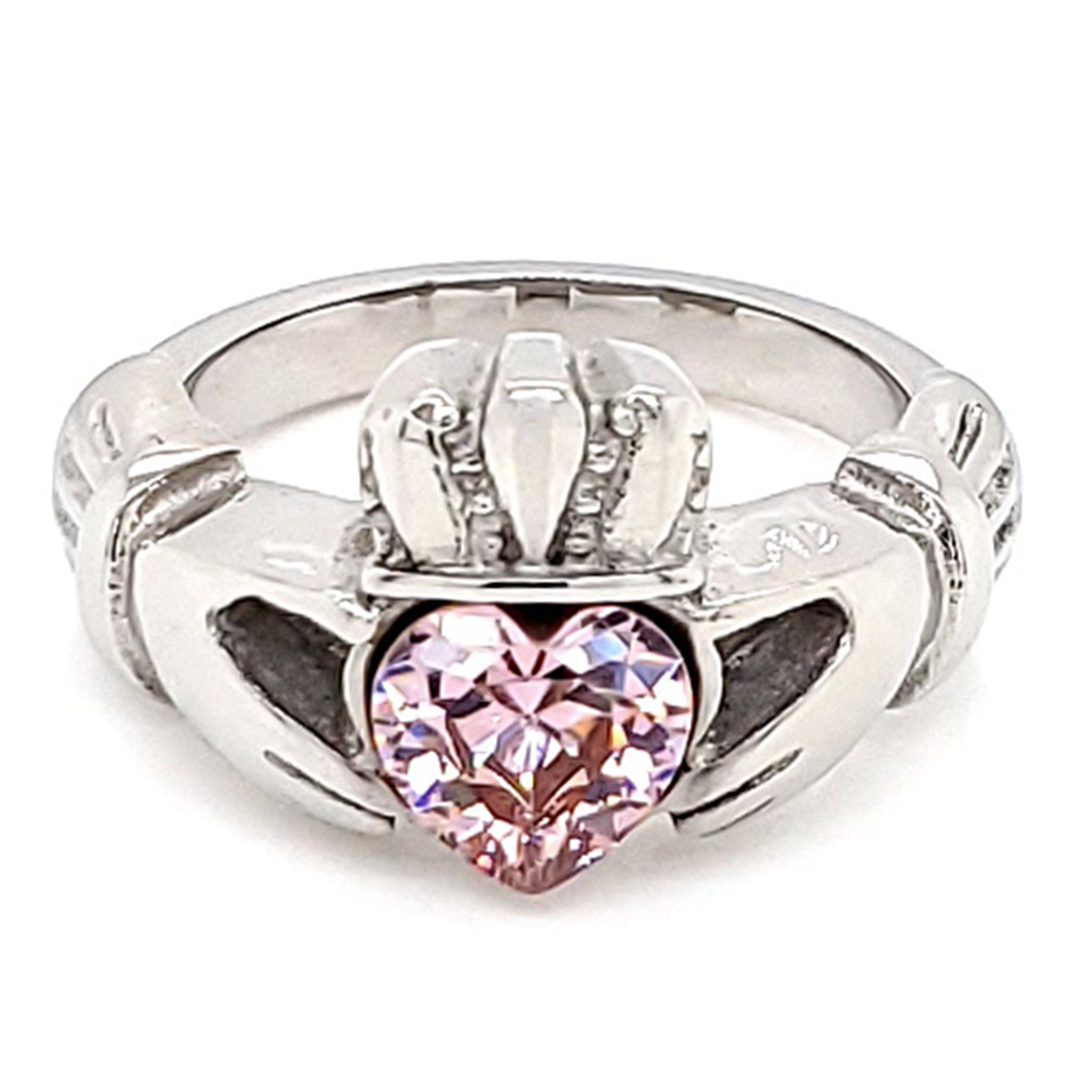 Claddagh Love, Loyalty, & Friendship Birthstone Ring