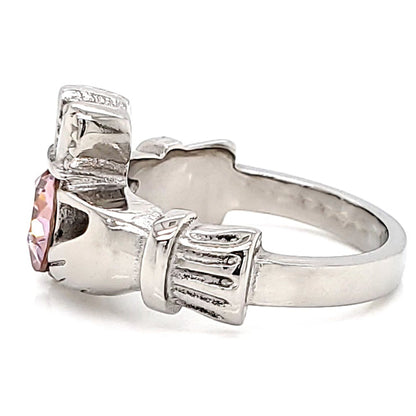 Claddagh Love, Loyalty, & Friendship Birthstone Ring