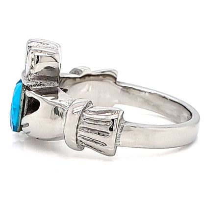 Claddagh Love, Loyalty, & Friendship Birthstone Ring