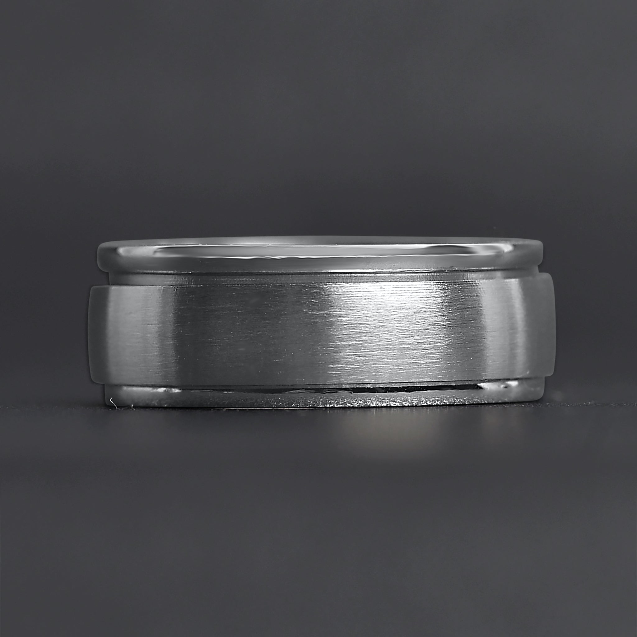Stainless Steel Polished Spinner Ring