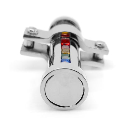 Stainless Steel Cubic Zirconia Rainbow Pride Pendant