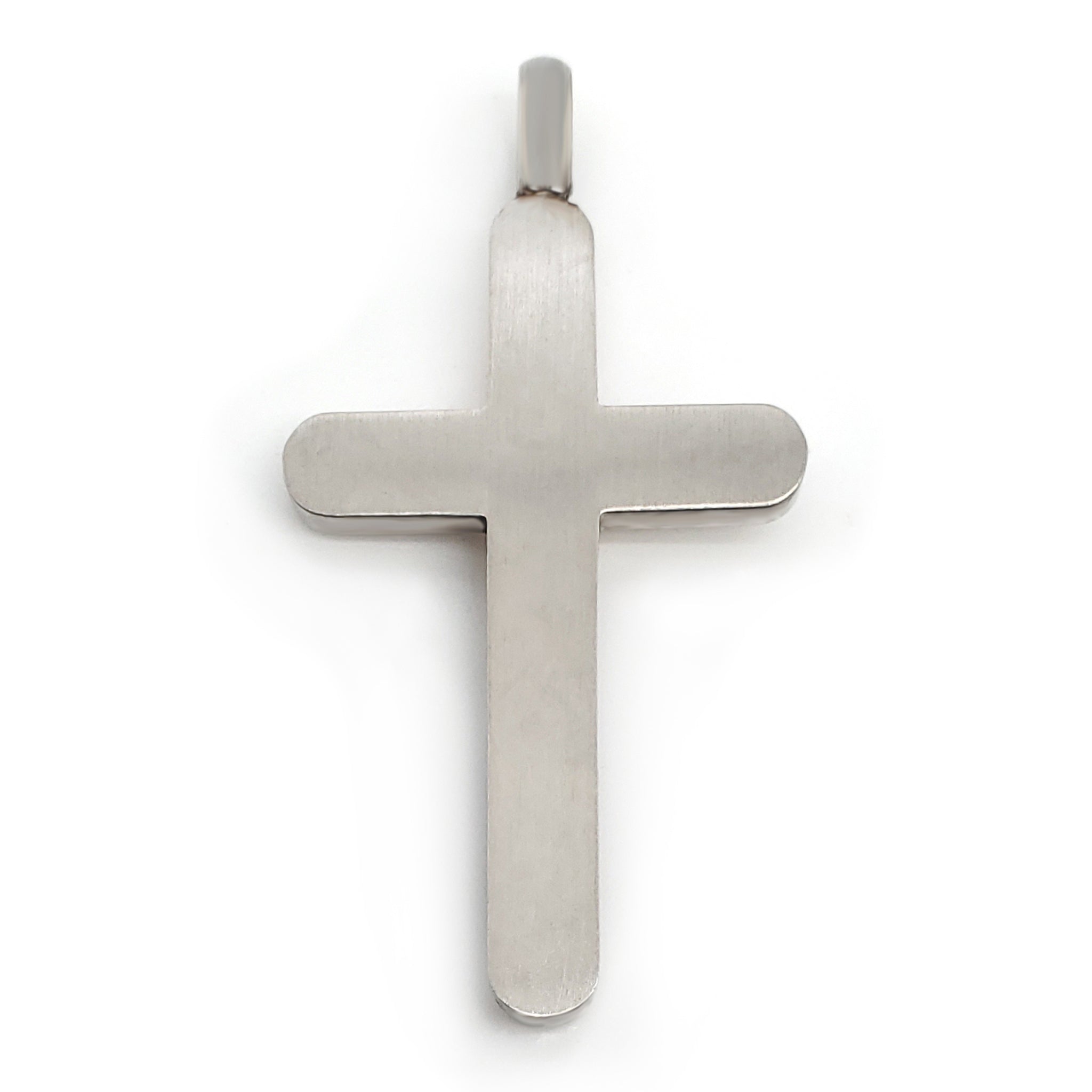 Stainless Steel Cubic Zirconia Rainbow Female Venus Symbol Cross Pendant