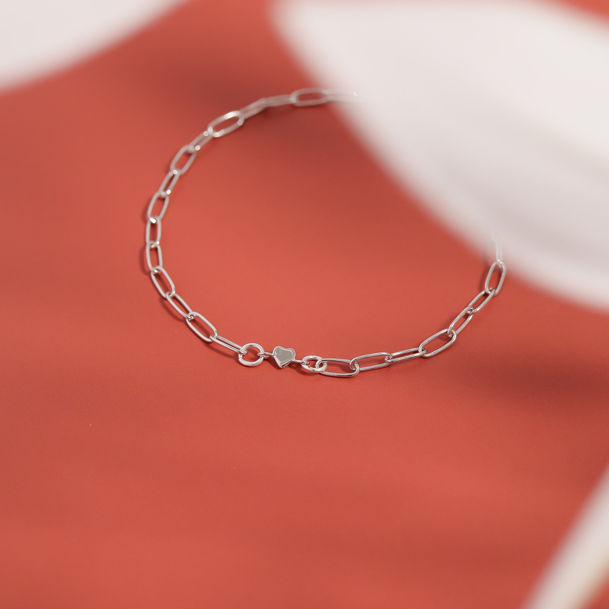 2.0 mm Fine Paperclip Chain .925 Sterling Silver Permanent Jewelry Chain - By the Foot