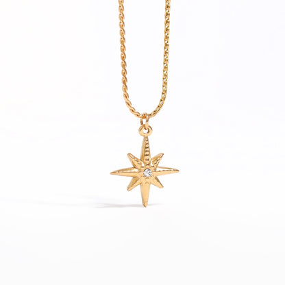 Stainless Steel Twisted Round Link Chain Necklace