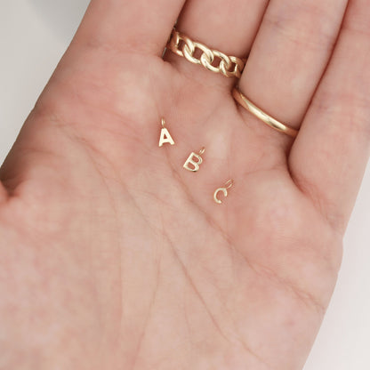 Permanent Jewelry Initial Letter Charm Set (A-Z)
