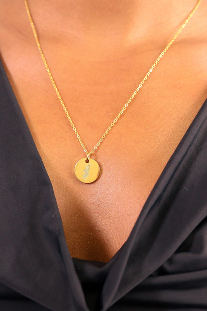 18K Gold PVD Stainless Steel Birth Flower Charm