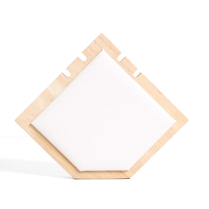 Natural Wood 2 Unit Triangle Necklace Display