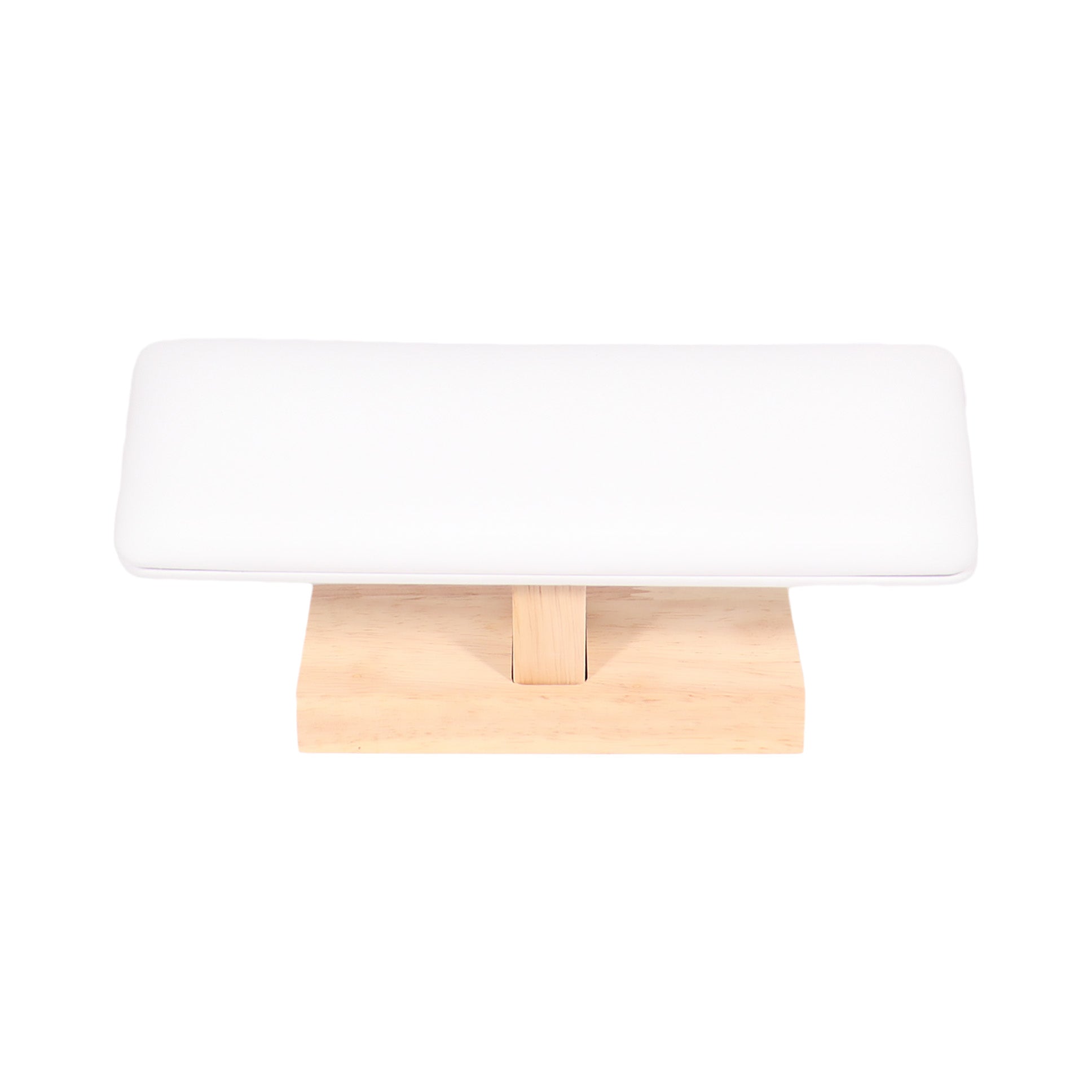 Natural Wood & Leather Single Tier Bracelet Display