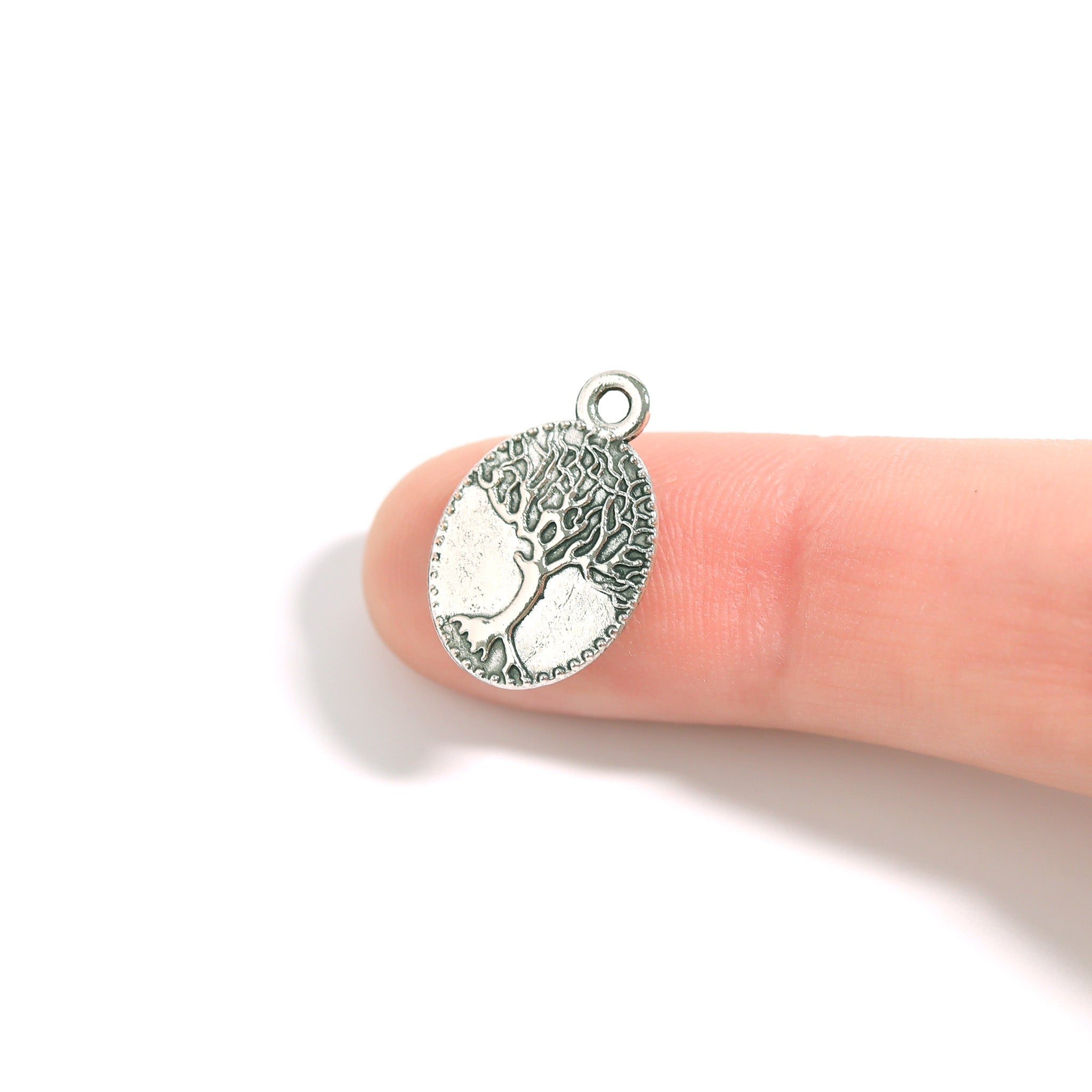 Oval Tree Charm